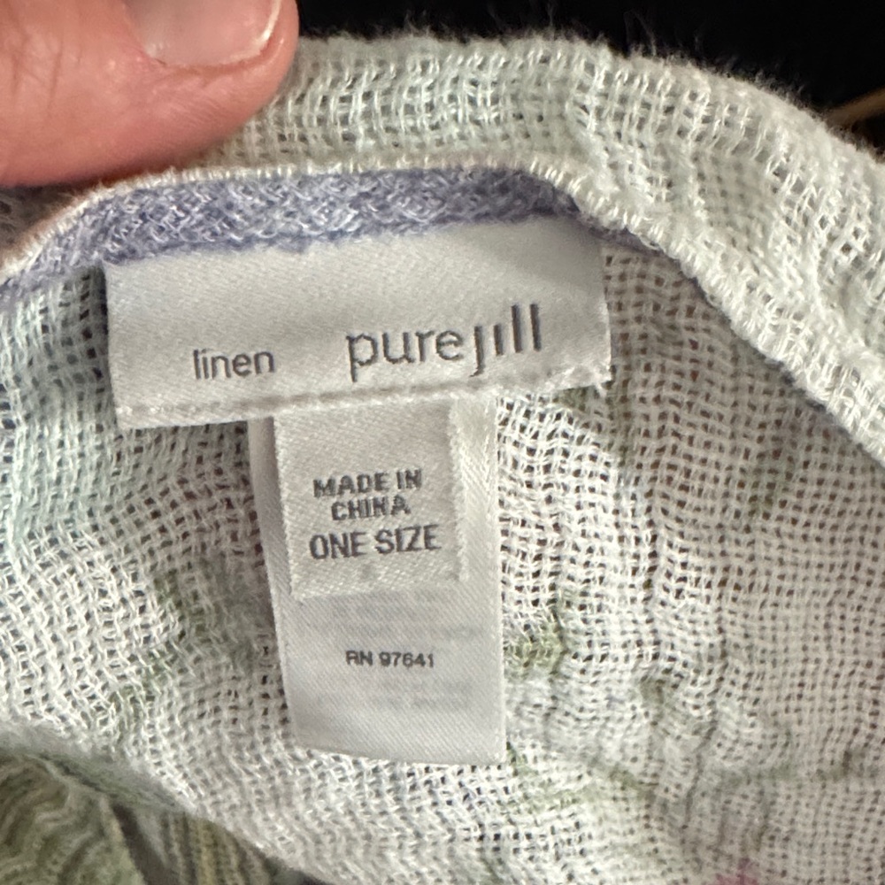 Pure Jill Women's Linen Camisole - Cream